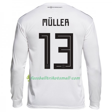 Fußballtrikots Deutschland Muller 13 WM 2018 Langarm Heimtrikotsatz kaufen